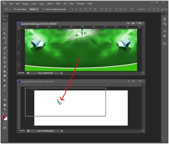 Tutorial Cara Membuat Banner Dengan Adobe Photoshop m 